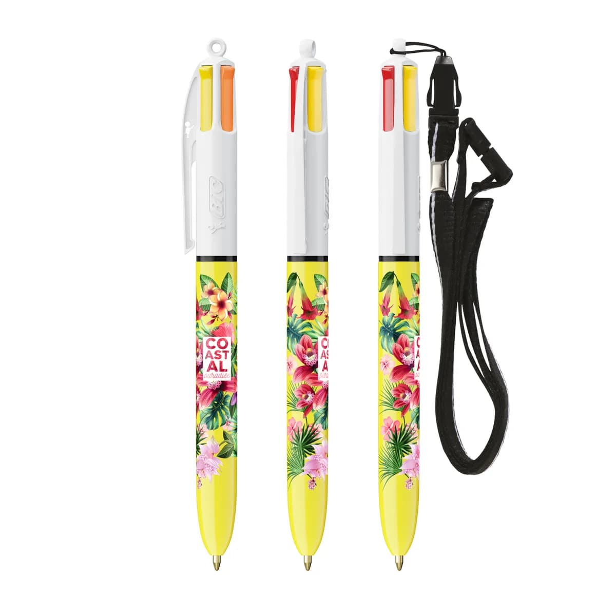 BIC® 4 Colours Sun + Lanyard