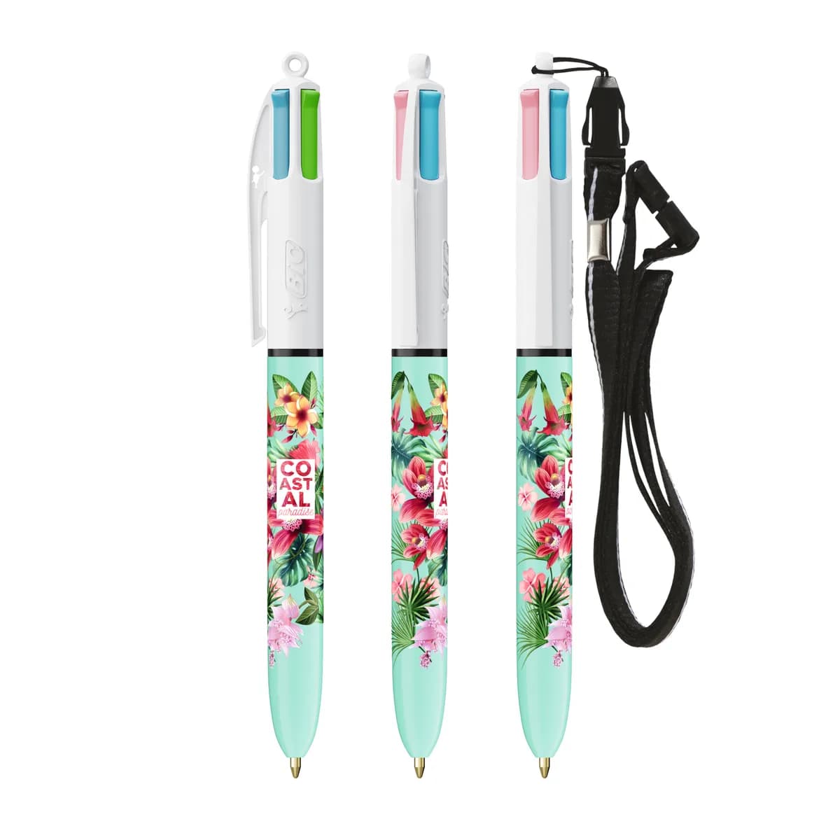 BIC® 4 Colours Fashion + Lanyard