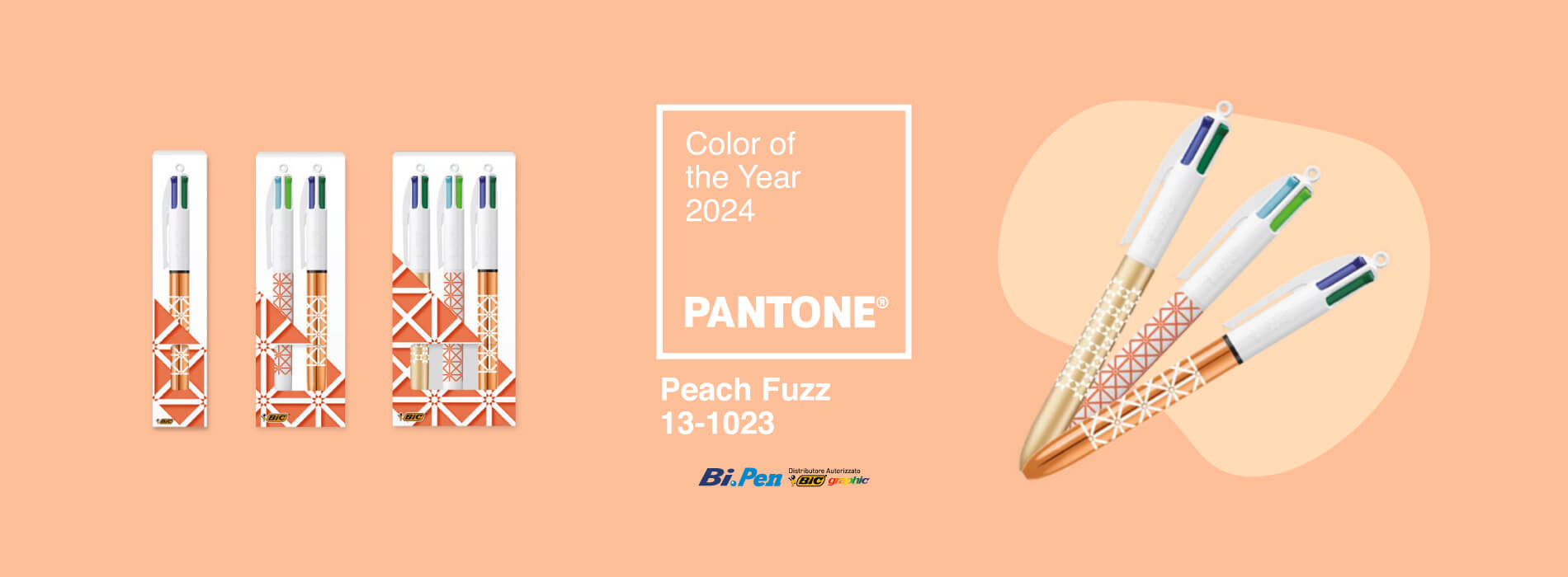 Peach Fuzz pantone dell'anno 2024
