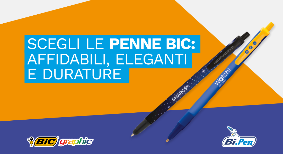 Scegli le penne bic: affidabili, eleganti e durature