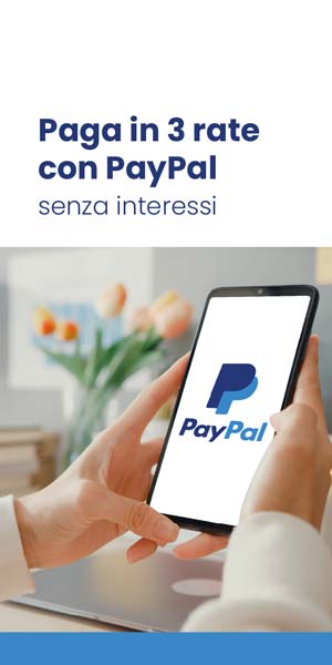 paga in 3 rate senza interessi con PayPal